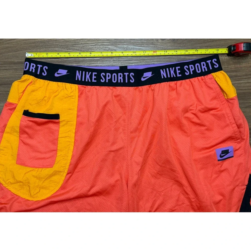 Nike Sportswear Clash Training Mesh Utility Shorts Orange (BV3249-850) Sz 2XL